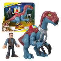 mamido Jurassic World sada Imaginext figurky Therizinosaurus a Owen