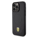 Ferrari hard silikonové pouzdro iPhone 15 PRO MAX 6.7" black Carbon Metal Logo MagSafe