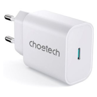 ChoeTech USB-C PD PPS Samsung Super Fast Charging 25W Charger White