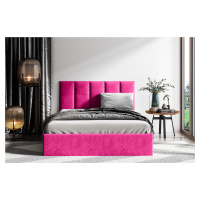Eka Čalouněná postel Lucy 1 - 140x200 cm Barva látky Trinity: (2310) Růžová, Úložný prostor: Bez