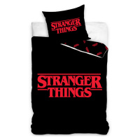 Carbotex Dětské povlečení Stranger Things Black