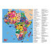 Mudpuppy Zeměpisné puzzle Mapa Afriky 70 dílků