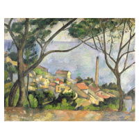 Obrazová reprodukce The Sea at l'Estaque, 1878, Paul Cezanne, 40 × 30 cm