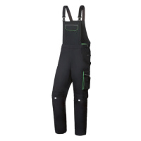 PARKSIDE® Pánské profesionální pracovní kalhoty (adult#male, 48, černá/neonová zelená)