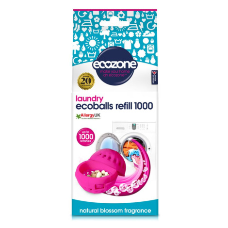Ecozone Ecoballs 1000 praní květinová vůně náhradní náplň 1 ks