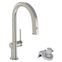 Dřezová baterie Hansgrohe Aqittura bez výpusti nerez 76803800