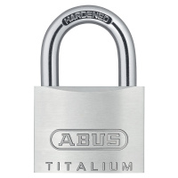 ABUS Visací zámek s cylindrickou vložkou, 54TI/40 Lock-Tag, bal.j. 12 ks, stříbrná
