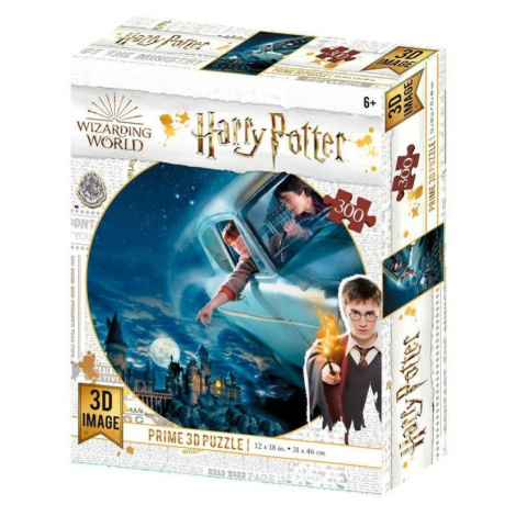3D puzzle Harry Potter - Harry & Ron Flyingover Hogwarts 300ks Sparkys