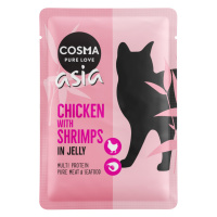 Cosma Thai/Asia kapsičky 24 x 100 g - kuře & krevety v želé