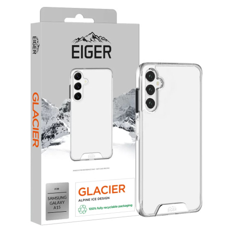 Kryt Eiger Glacier Case for Samsung A15 in Clear Eiger Glass