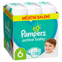 Pampers Active Baby plenky vel. 6, 13-18 kg, 128 ks