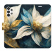 iSaprio flip pouzdro Gold Flowers pro Samsung Galaxy A32