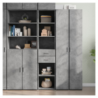 vidaXL Skříň highboard betonově šedá 40x42,5x185 cm kompozitní dřevo