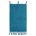 Modrý bavlněný nástěnný koberec Nattiot Siva, 70 x 120 cm