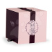 Plyšový oslík Les Amis Régliss Kaloo 25 cm v dárkové krabičce, růžový pro nejmenší od 0 měsíců