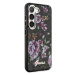 Guess GUHCS23MHCFWSK hard silikonové pouzdro Samsung Galaxy S23 PLUS 5G black Flower Collection