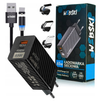 Velmi Rychlá Nabíjecí Kostka 65W Typ C Usb A