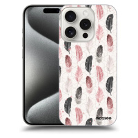 Silikonový černý obal pro Apple iPhone 16 Pro - Pírka 2