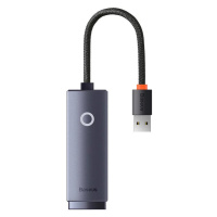Redukce Baseus Lite Series USB to RJ45 network adapter, 100Mbps (gray)