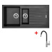 Sinks Perfecto 1000.1 Metalblack + Flexia