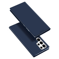 Dux Ducis Skin Pro pouzdro Samsung Galaxy S23 Ultra flip cover card wallet stand blue