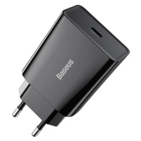 Nabíječka Baseus Speed Mini Quick Charger, USB-C, PD, 3A, 20W (black) (6953156201699)