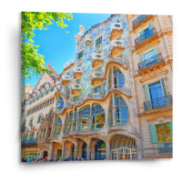 Sablio Obraz Barcelona Gaudi Casa Batllo 2 - 110x110 cm