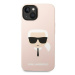 Karl Lagerfeld KLHCP14MSLKHLP hard silikonové pouzdro iPhone 14 PLUS 6.7" light pink Silicone Ka