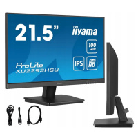 iiyama monitor XU2293HSU-B6 22 Ips Led 1ms Hdmi Dp Usb hub FlickerFree