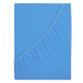 B.E.S. PETROVICE Prostěradlo Jersey česaná bavlna MAKO 160 × 200 cm, nebesky modré