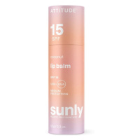 ATTITUDE Sunly Balzám na rty s vůní kokosu SPF15 8,5 g