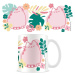 Pusheen Hrnek keramický 315 ml - Tropical - EPEE