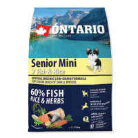 ONTARIO dog SENIOR MINI fish - 2,25kg