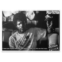 Obraz na plátně Pulp Fiction - Bad Mother F**ker, 2 - 80×60 cm