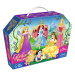 TREFL - Puzzle 70 glitter v kufříku - Princezny Disney