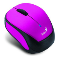 Myš bezdrátová, Genius 9000R V3, fialová, optická, 1200DPI
