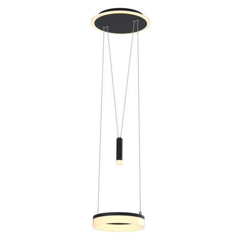 Wofi 6054-302 - LED Stmívatelný lustr na lanku JESSE LED/15,5W/230V černá 6054-302