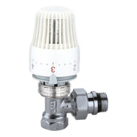 CALEFFI 220S Termostatický radiátorový ventil rohový DN20 - 3/4" PN10 s hlavicí 403 56220S3