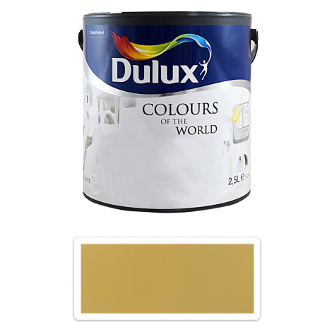 DULUX Colours of the World - matná krycí malířská barva do interiéru 2.5 l Zlatý chrám