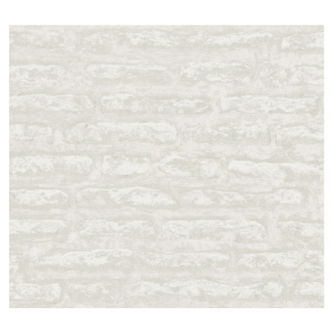 A. S. Creation Vliesová tapeta Attractive Kamenná zeď, světle-šedá AS-Création