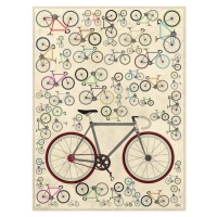 Ilustrace Fixie Bicycles, Wyatt 9, 30 × 40 cm