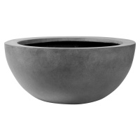 Květináč Vic Bowl, barva šedá, více velikostí - PotteryPots Velikost: S - v. 18 cm, ⌀ 38.5 cm