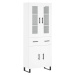 vidaXL Skříň highboard bílá 69,5 x 34 x 180 cm kompozitní dřevo