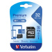 VERBATIM MicroSDHC karta 32GB Premium, U1 + SD adaptér