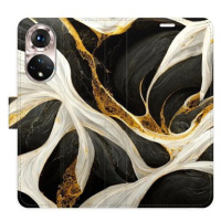 iSaprio flip pouzdro BlackGold Marble pro Honor 50 / Nova 9