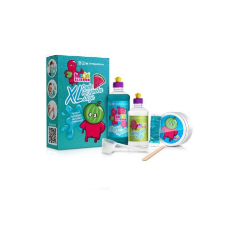 MEGASLIZOUN - sada na výrobu slizu XL - tyrkysová - meloun