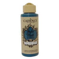 Matná akrylová barva Cadence Style Matt 120ml - dark turqoise tmavá tyrkysová Aladine