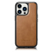 iCarer kožené pouzdro na iPhone 14 PRO 6.1" Oil wax real leather back cover Light brown