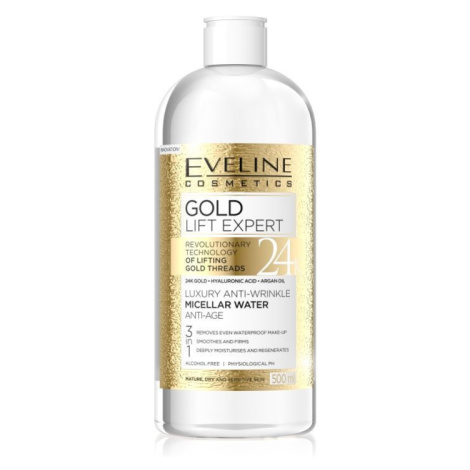 Eveline GOLD Lift Expert Micelární voda 500 ml