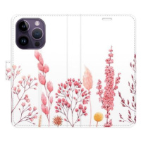 iSaprio flip pouzdro Pink Flowers 03 pro iPhone 14 Pro